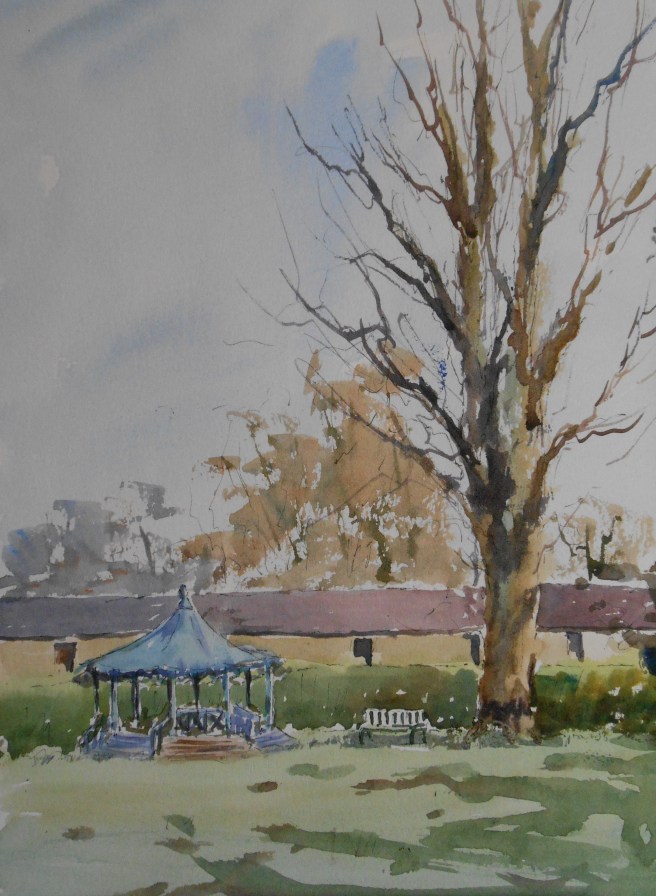 04-05 Morning in the Park. Cirencester