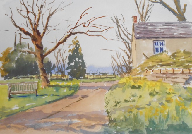 Spring morning in Ampney St Mary