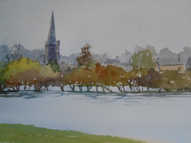 11-11 Flooded field at Burford